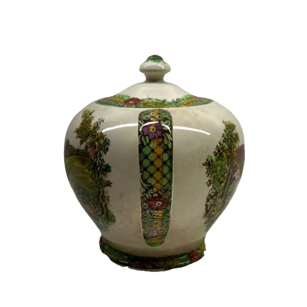 Vintage Sadler Abbey Falls Teapot Circa 1940s Estate Find‎